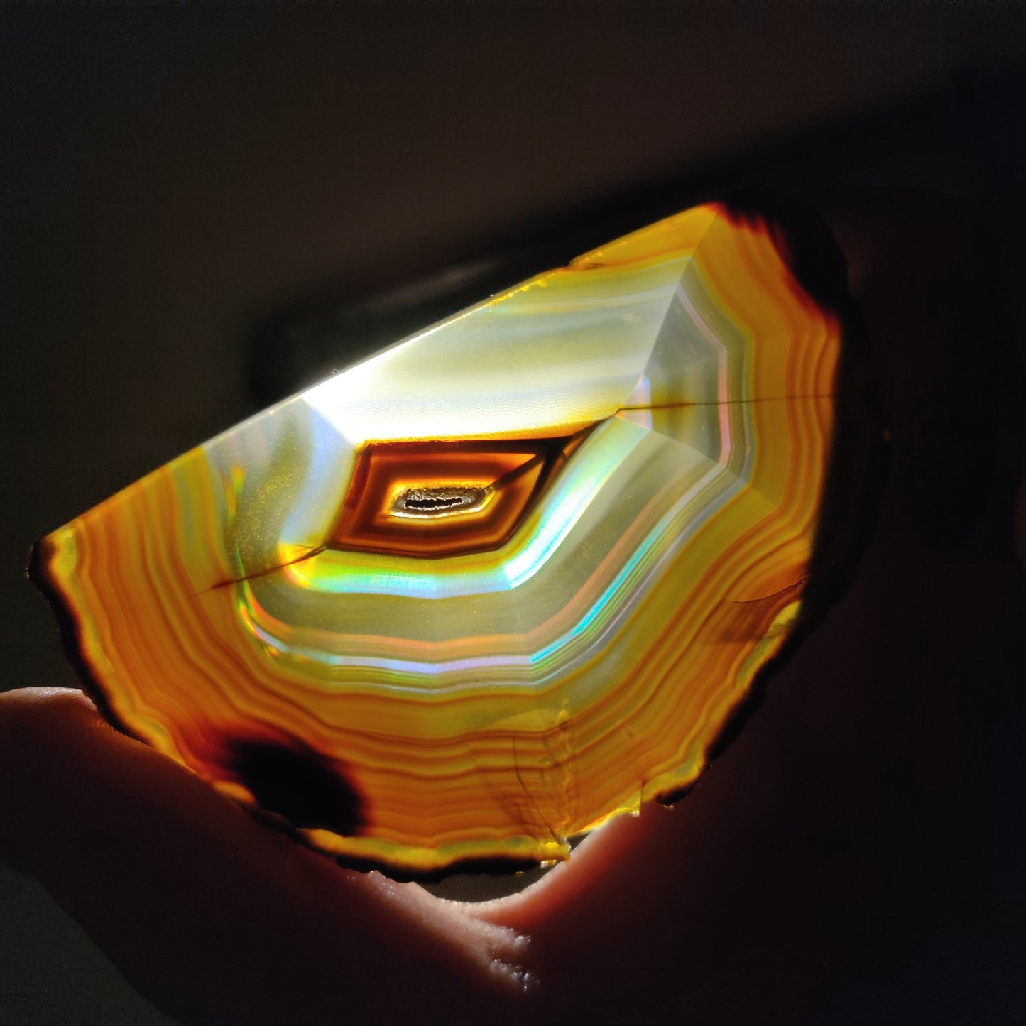 Iris Agate Slice (#12)