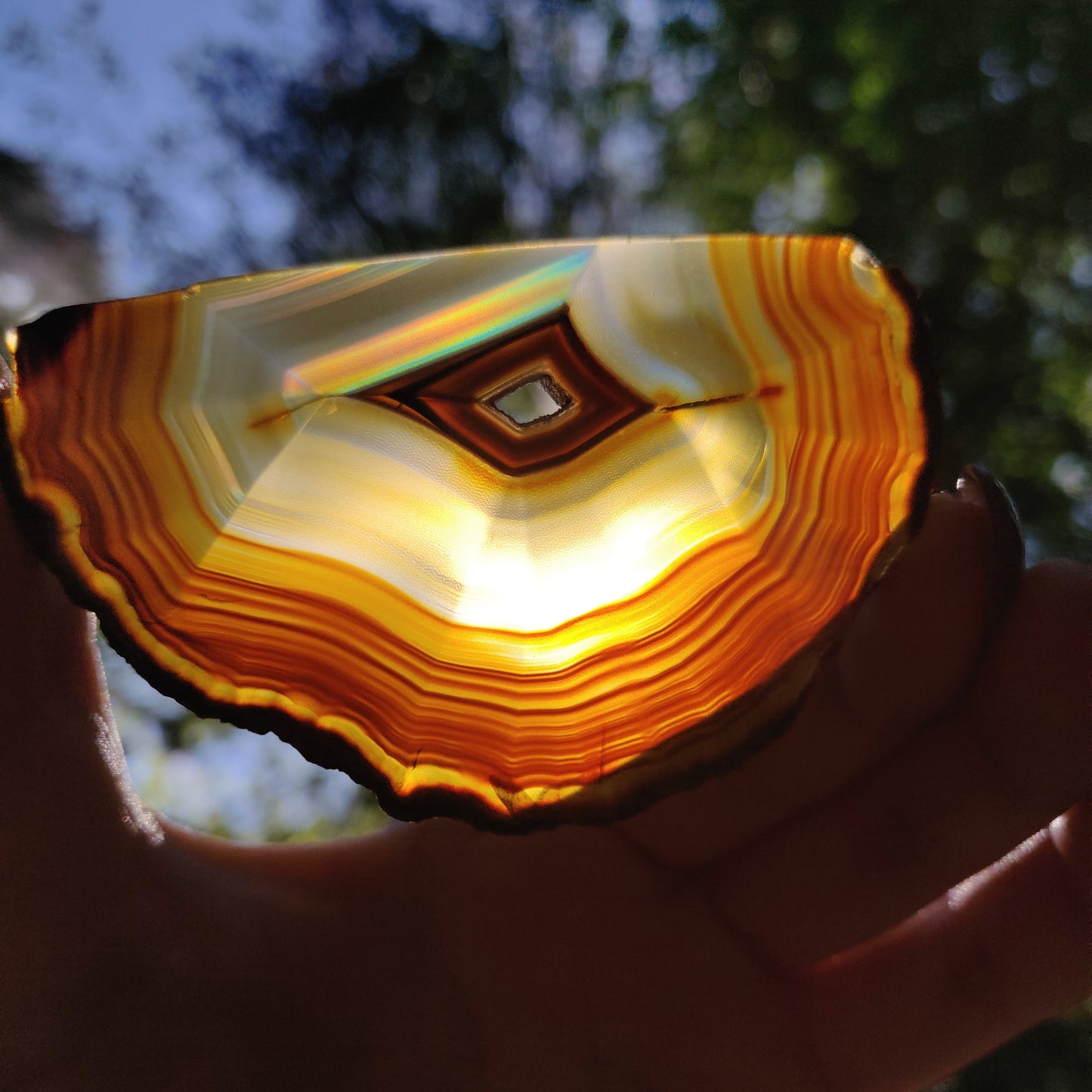 Iris Agate Slice (#15)