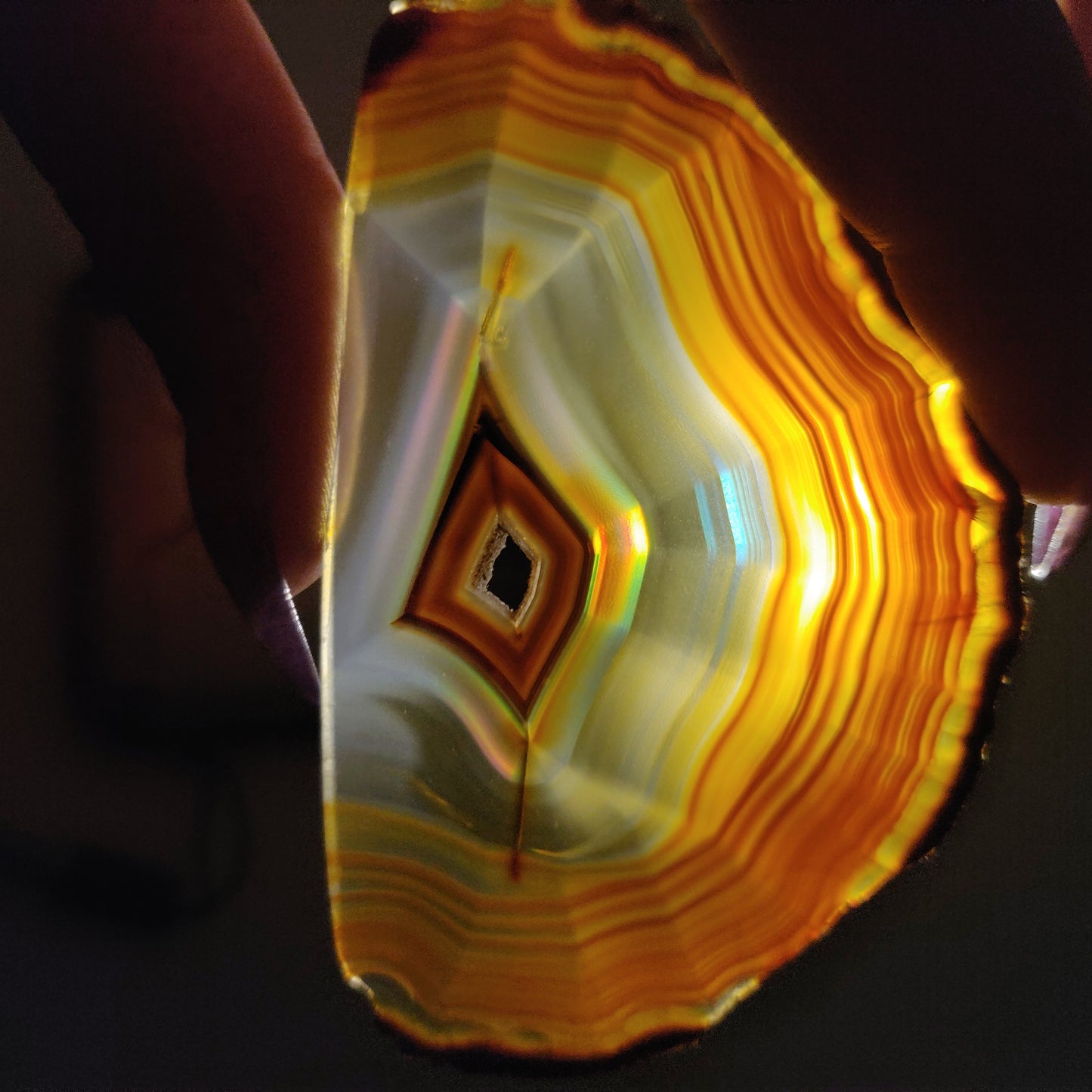 Iris Agate Slice (#15)
