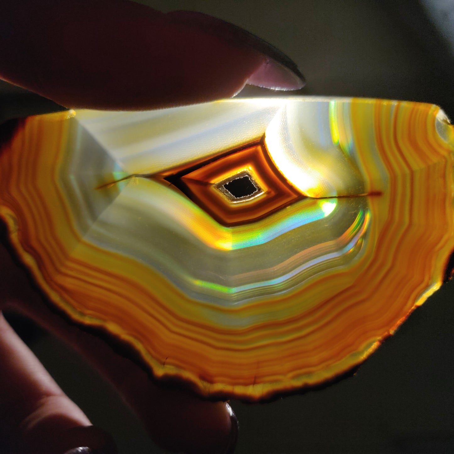 Iris Agate Slice (#15)