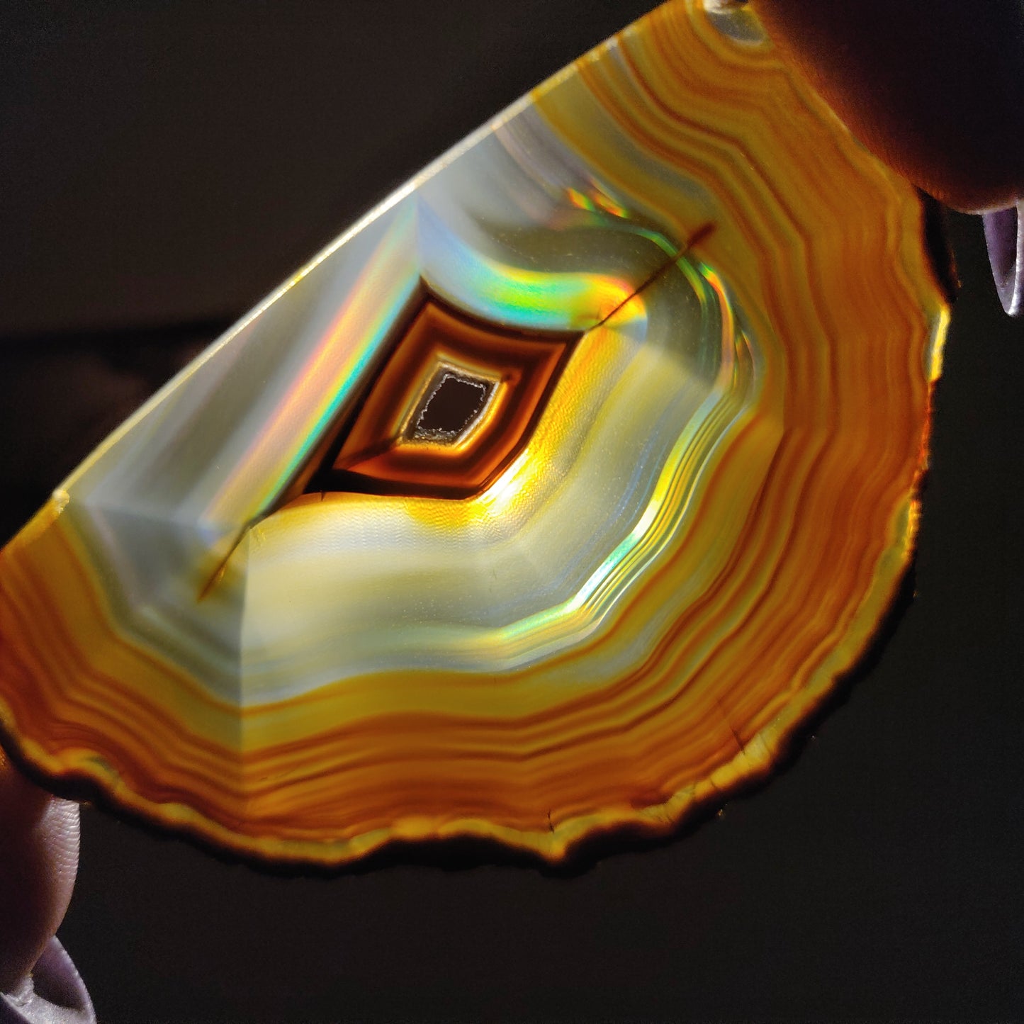 Iris Agate Slice (#15)
