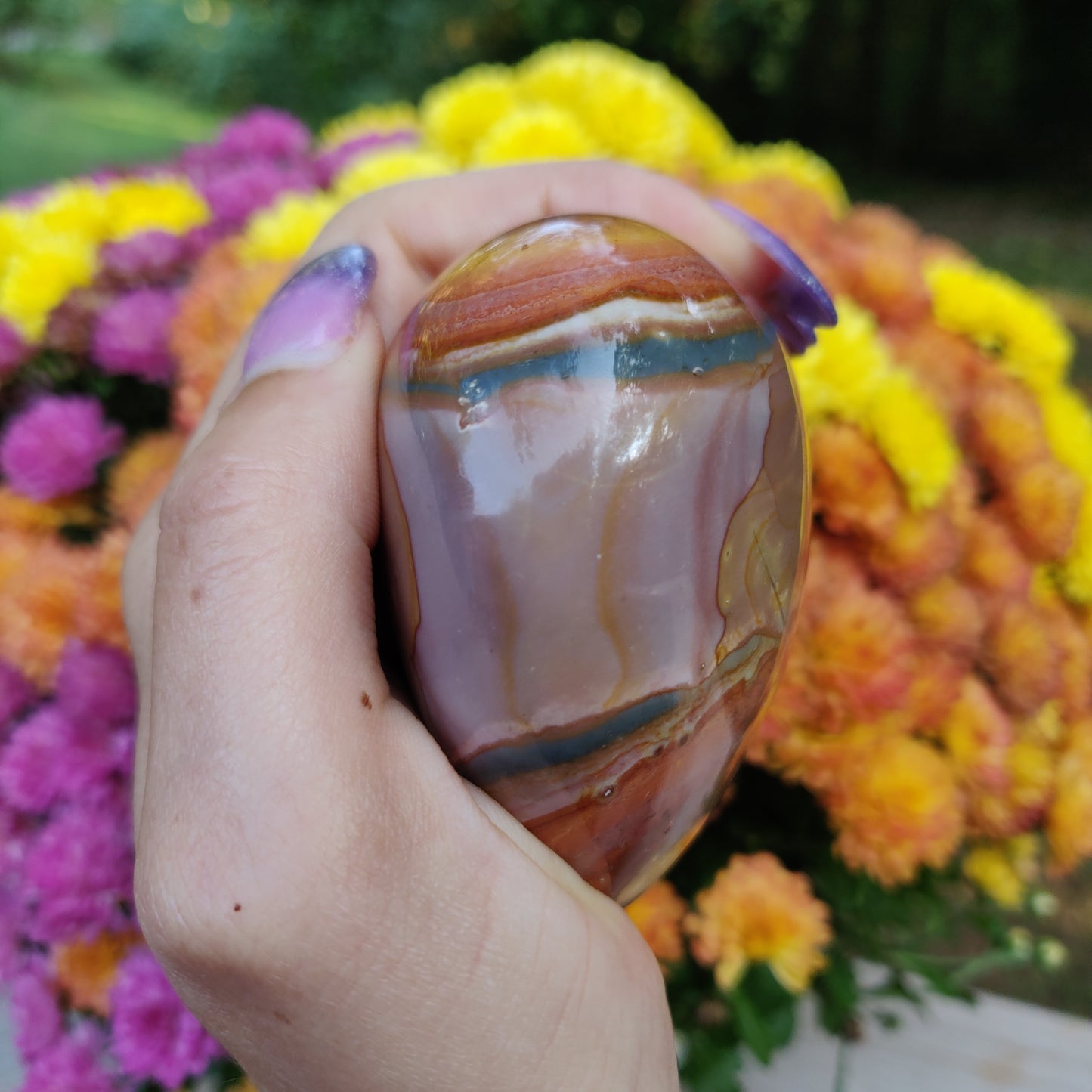 Polychrome Jasper Heart (#A2)