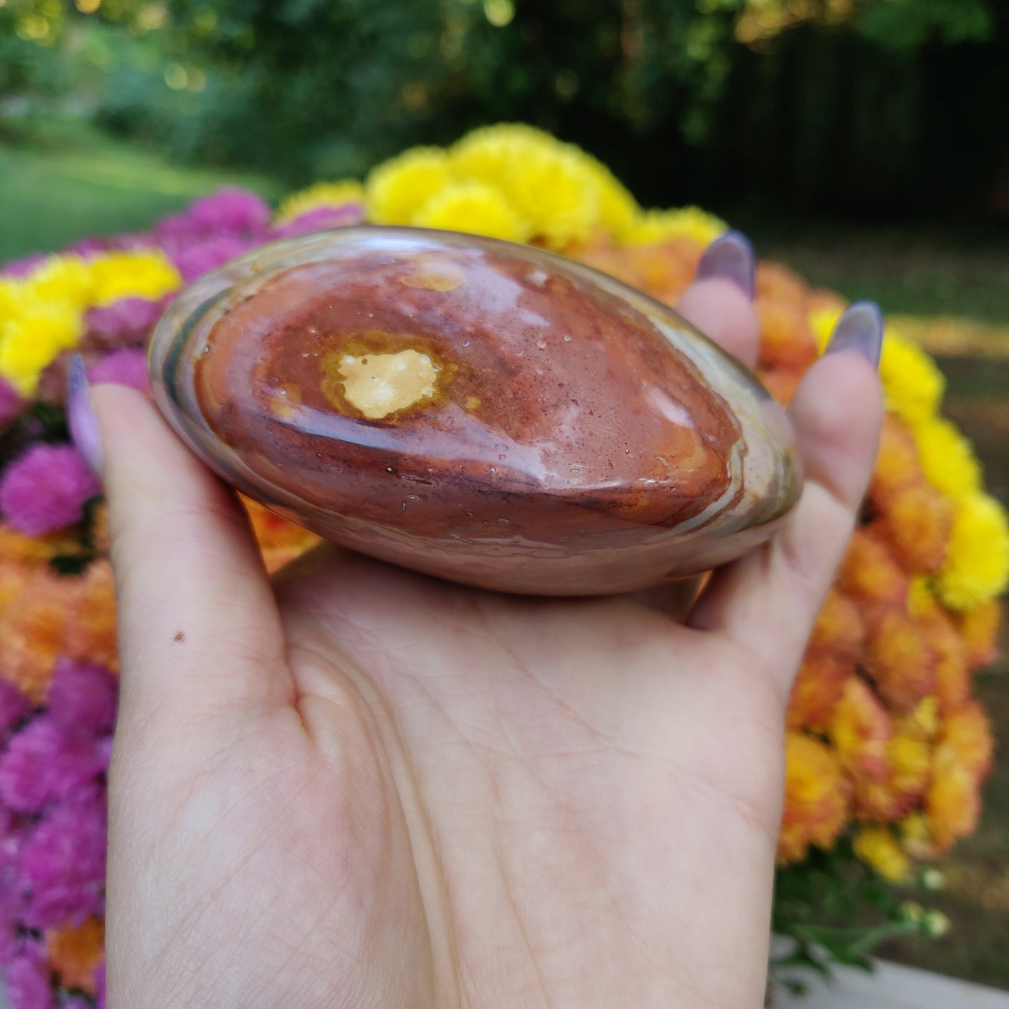 Polychrome Jasper Heart (#A2)