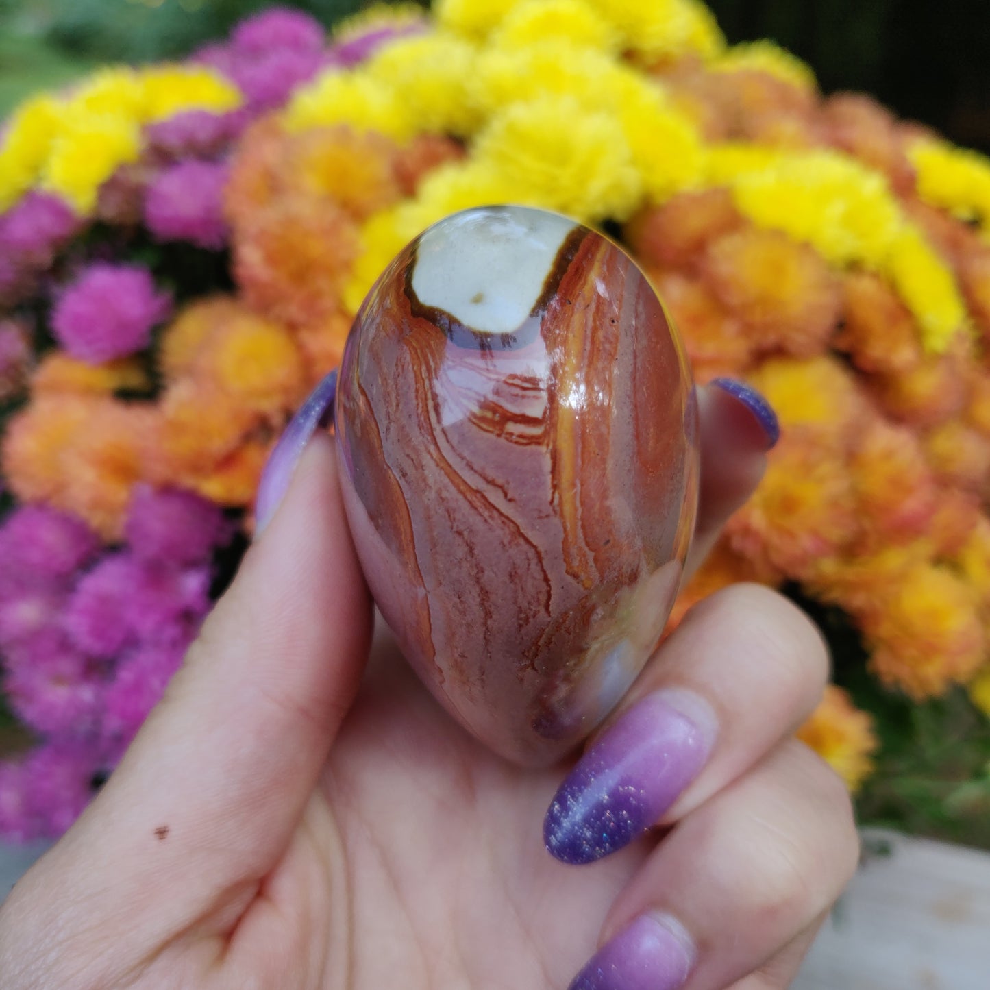 Polychrome Jasper Heart (#A4)