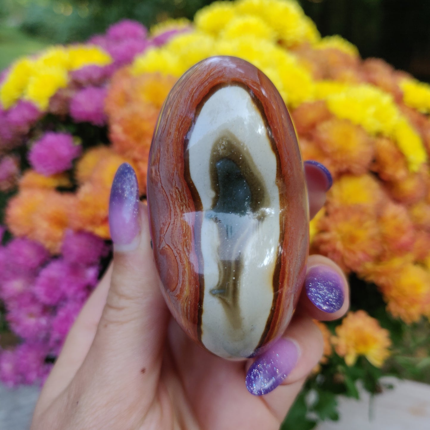 Polychrome Jasper Heart (#A4)