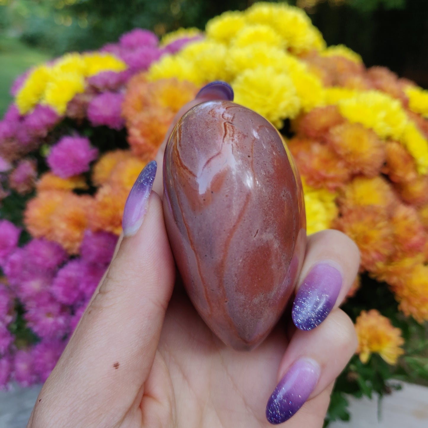 Polychrome Jasper Heart (#A4)