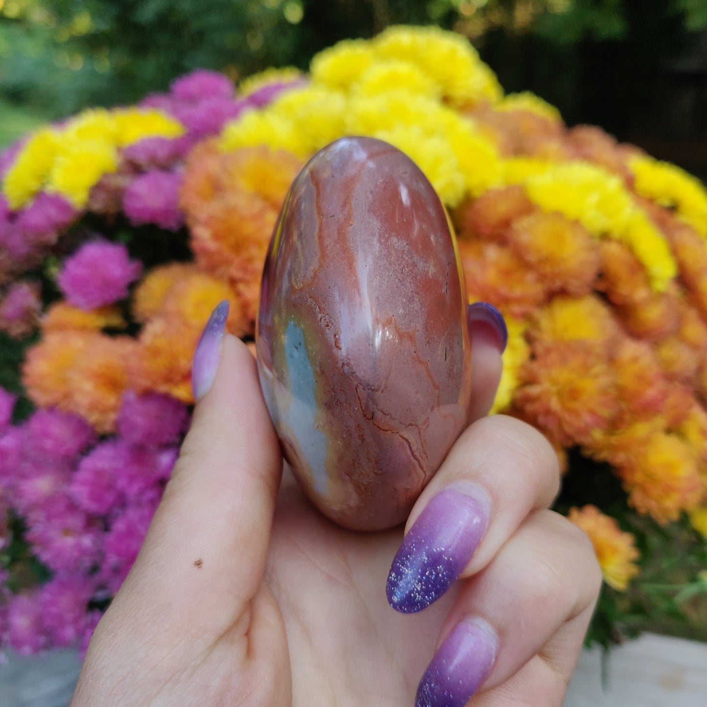 Polychrome Jasper Heart (#A4)