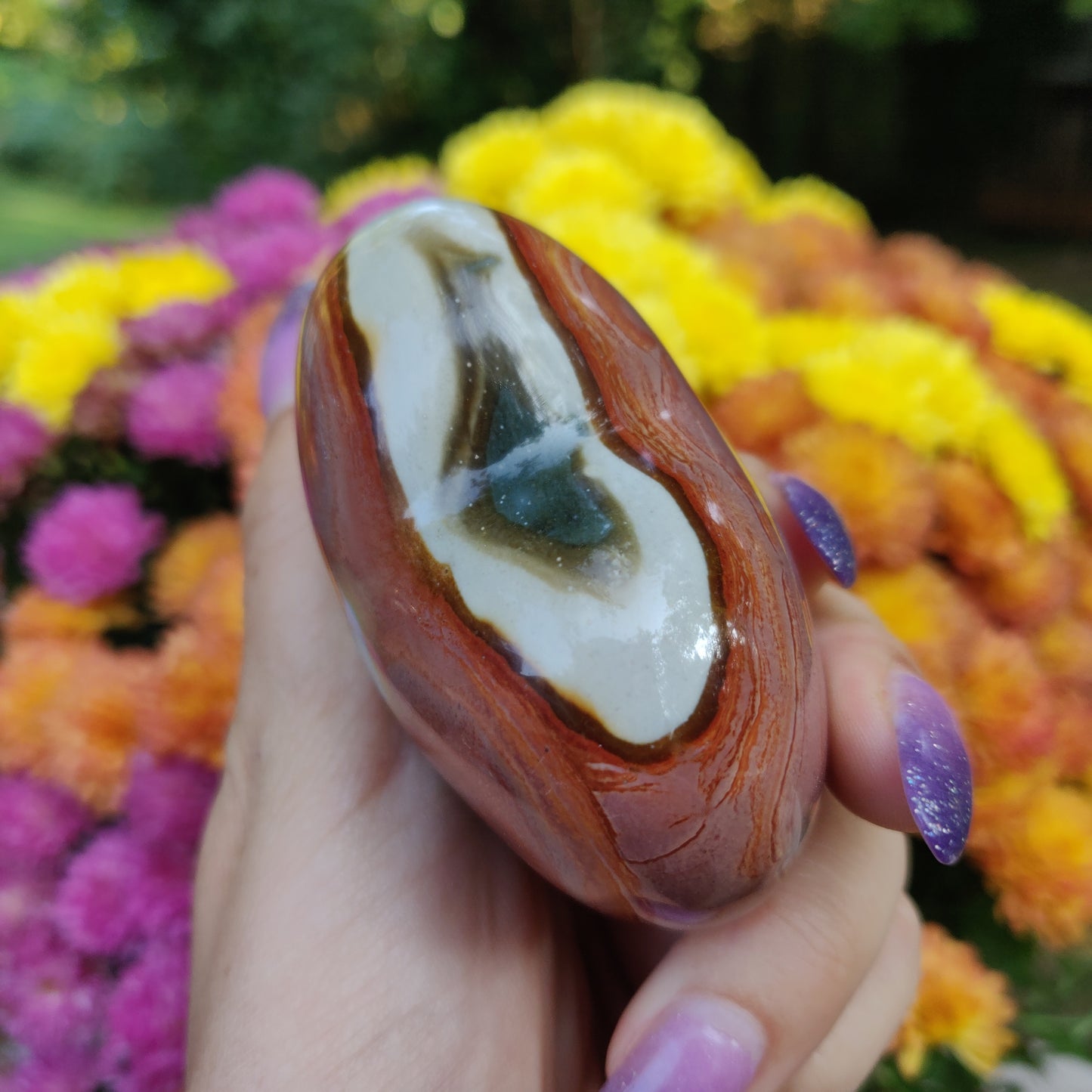 Polychrome Jasper Heart (#A4)