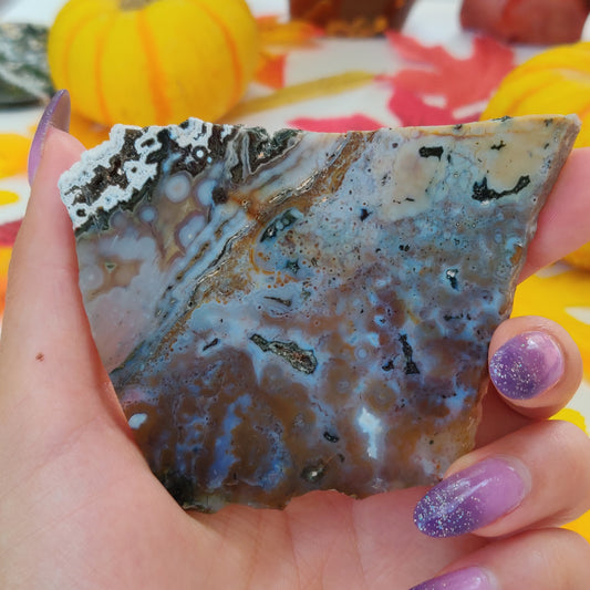 Ocean Jasper Druzy Slab (#A1)