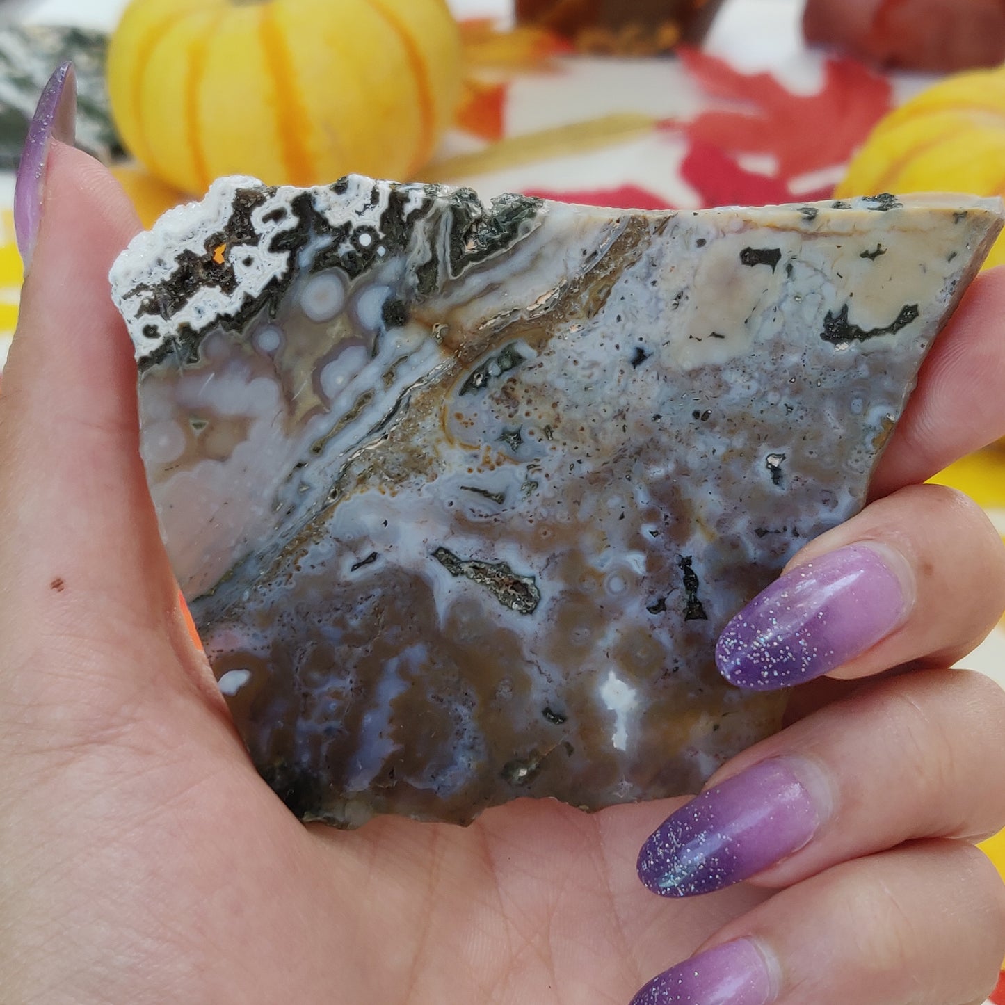 Ocean Jasper Druzy Slab (#A1)