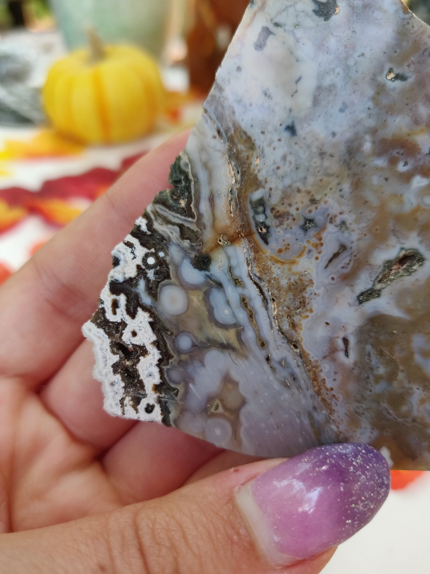 Ocean Jasper Druzy Slab (#A1)
