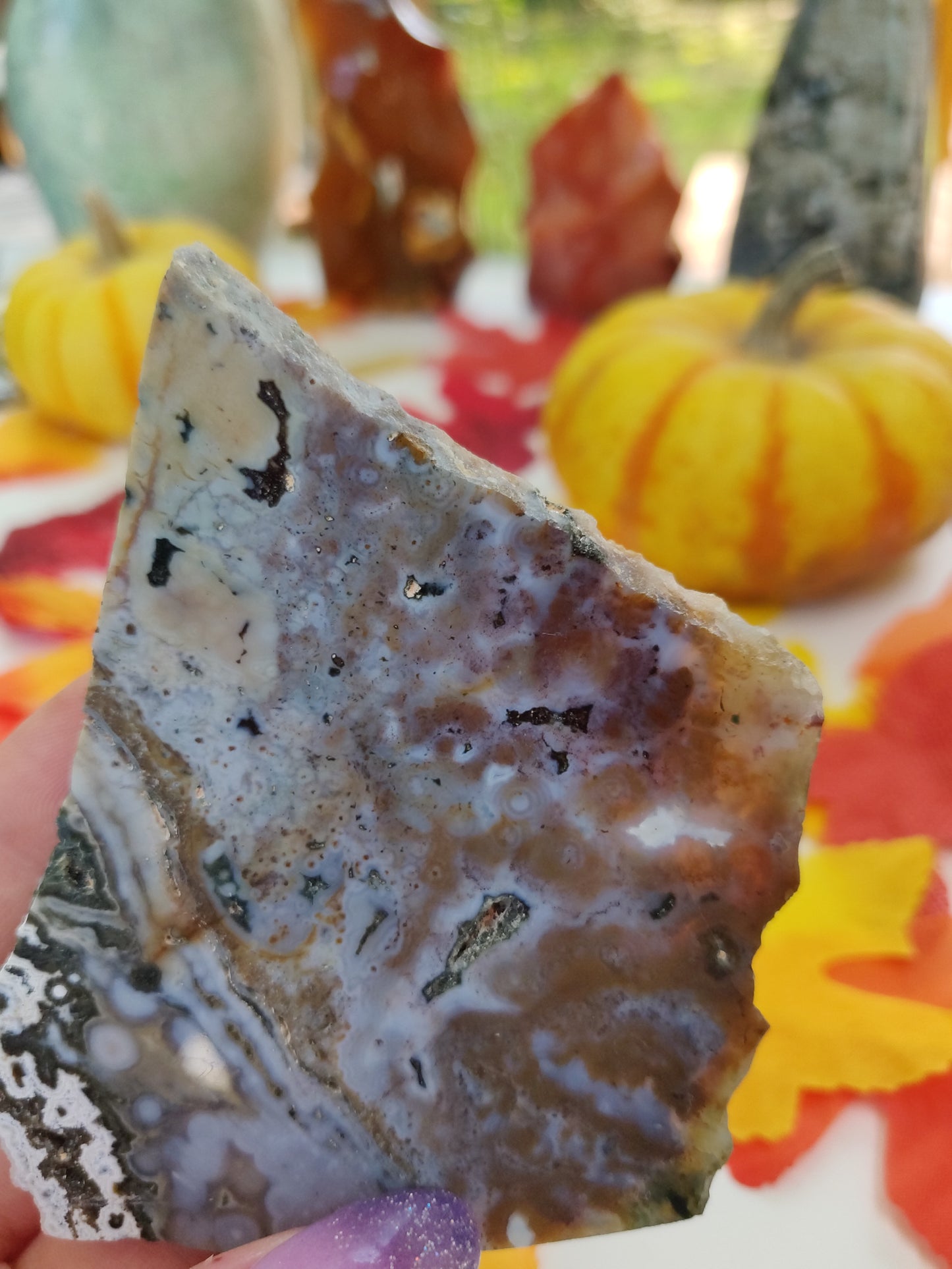 Ocean Jasper Druzy Slab (#A1)