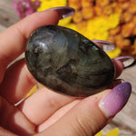 Labradorite Palm Stone (#A1)