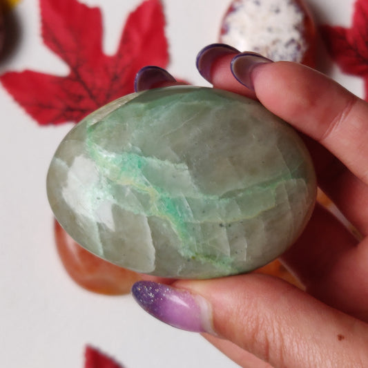 Garnierite Palm Stone (#A2)