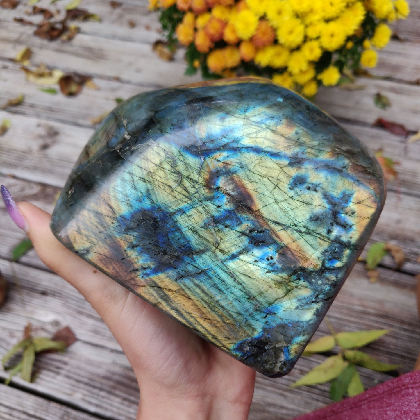 Large Labradorite Free Form over 3.75 LB! (#A7)