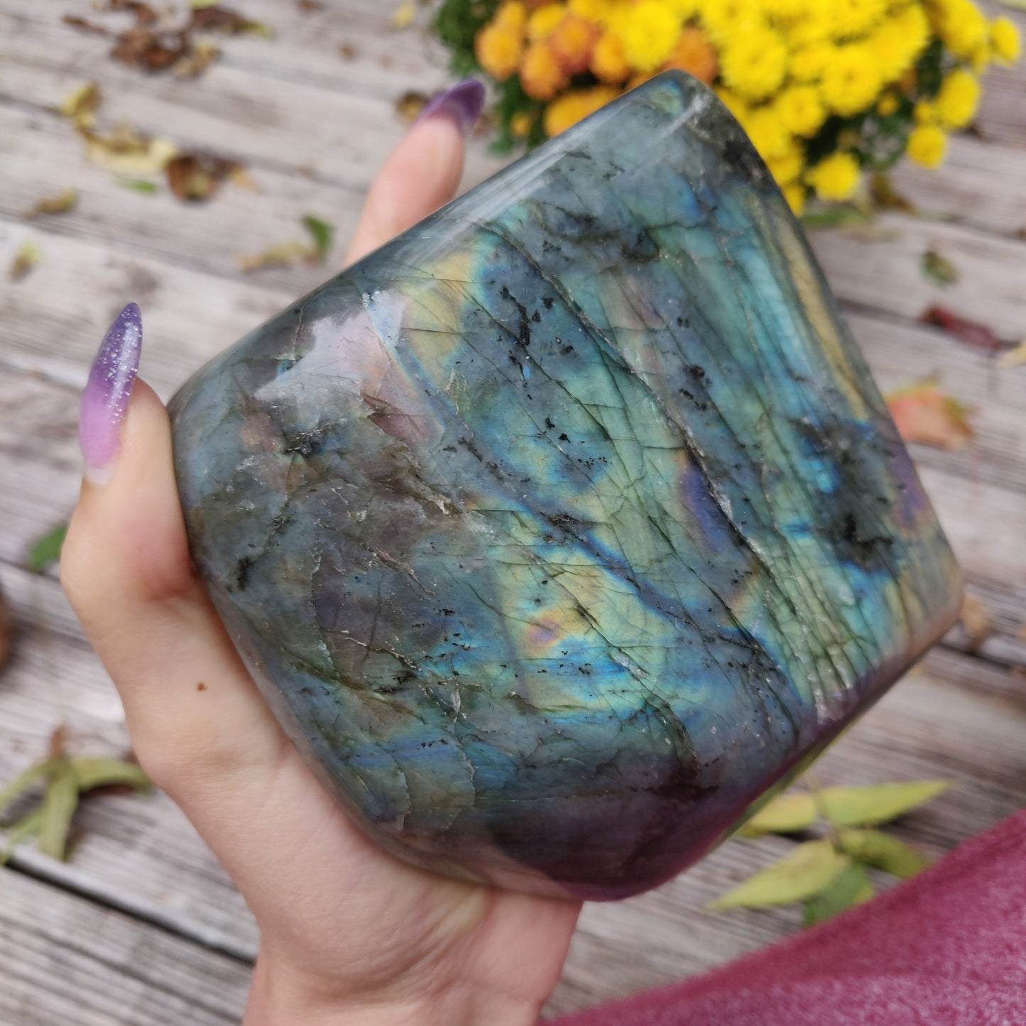 Large Labradorite Free Form over 3.75 LB! (#A7)