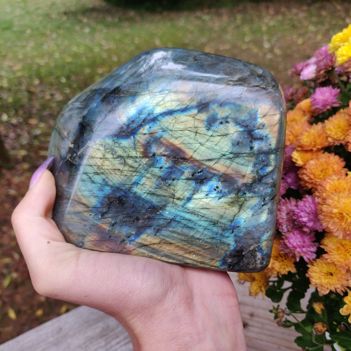 Large Labradorite Free Form over 3.75 LB! (#A7)