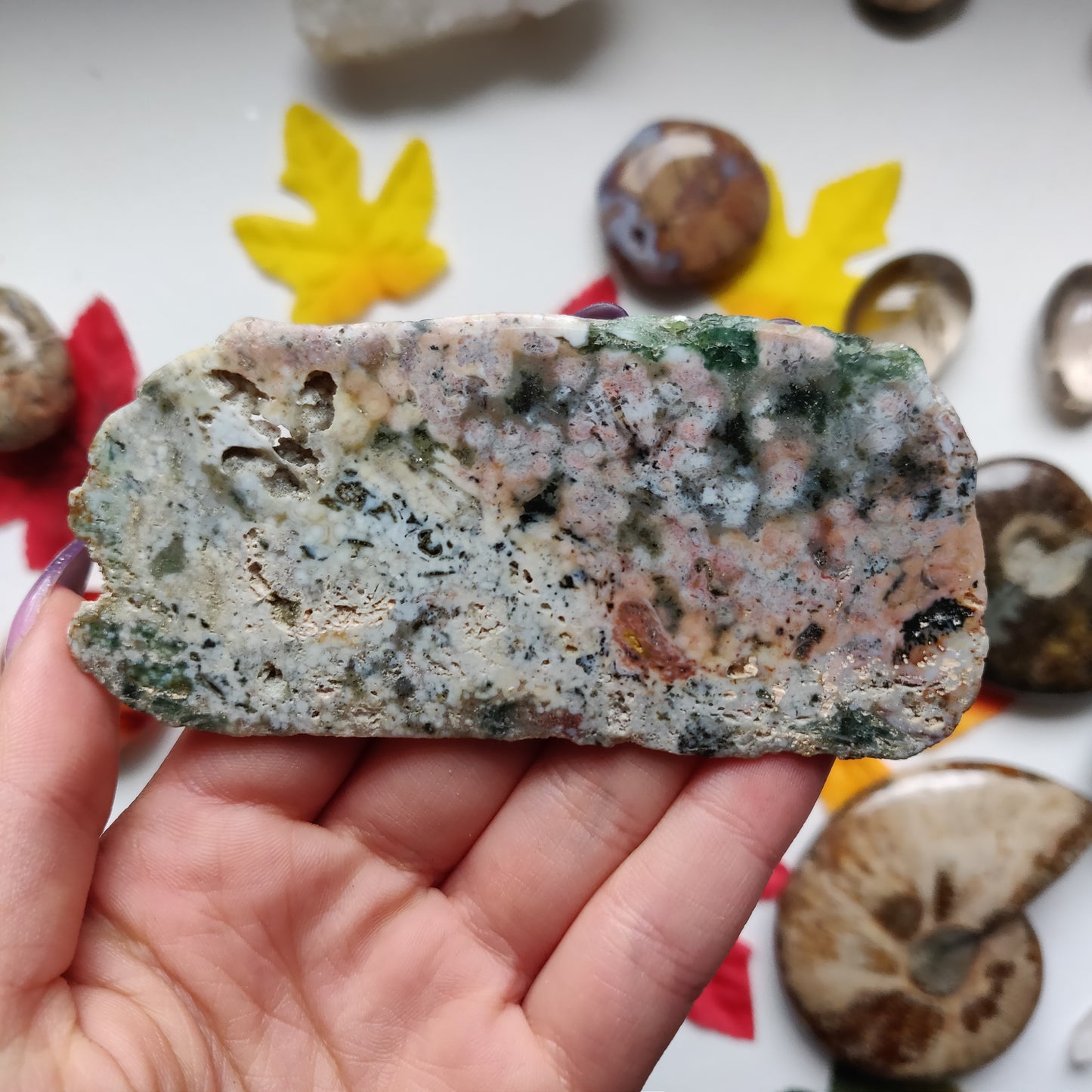 Ocean Jasper Druzy Slab (#A7)