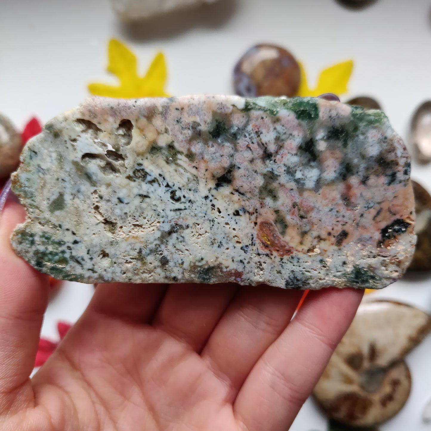 Ocean Jasper Druzy Slab (#A7)