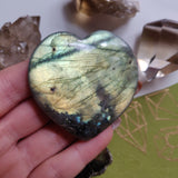 Labradorite Heart (#A1)