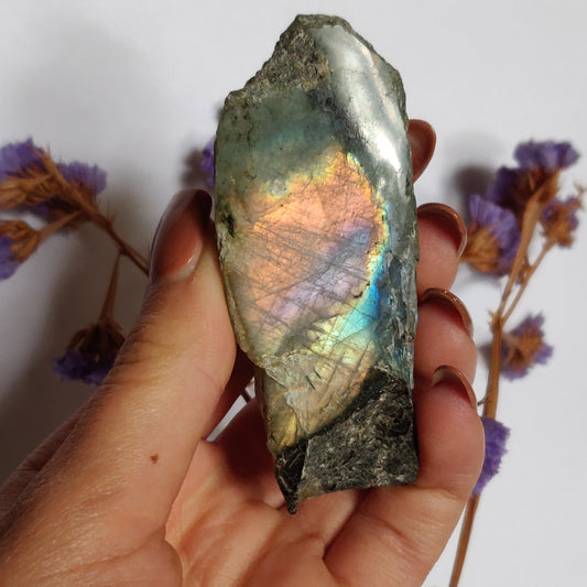 Labradorite Slab, Rainbow Labradorite (#17)
