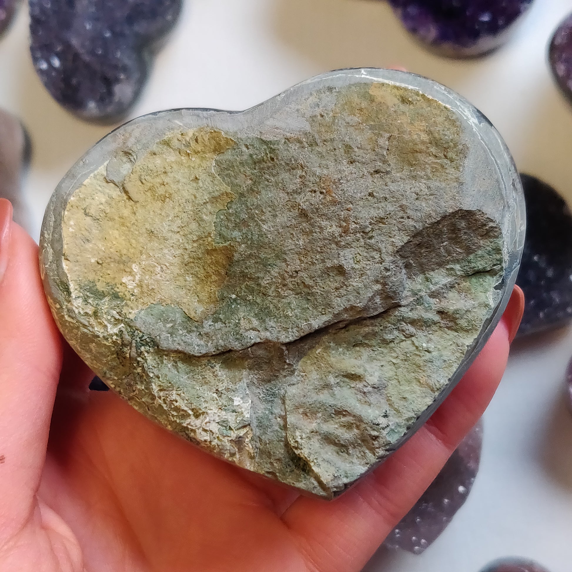 Amethyst Geode Heart (#G5) - Simply Affinity