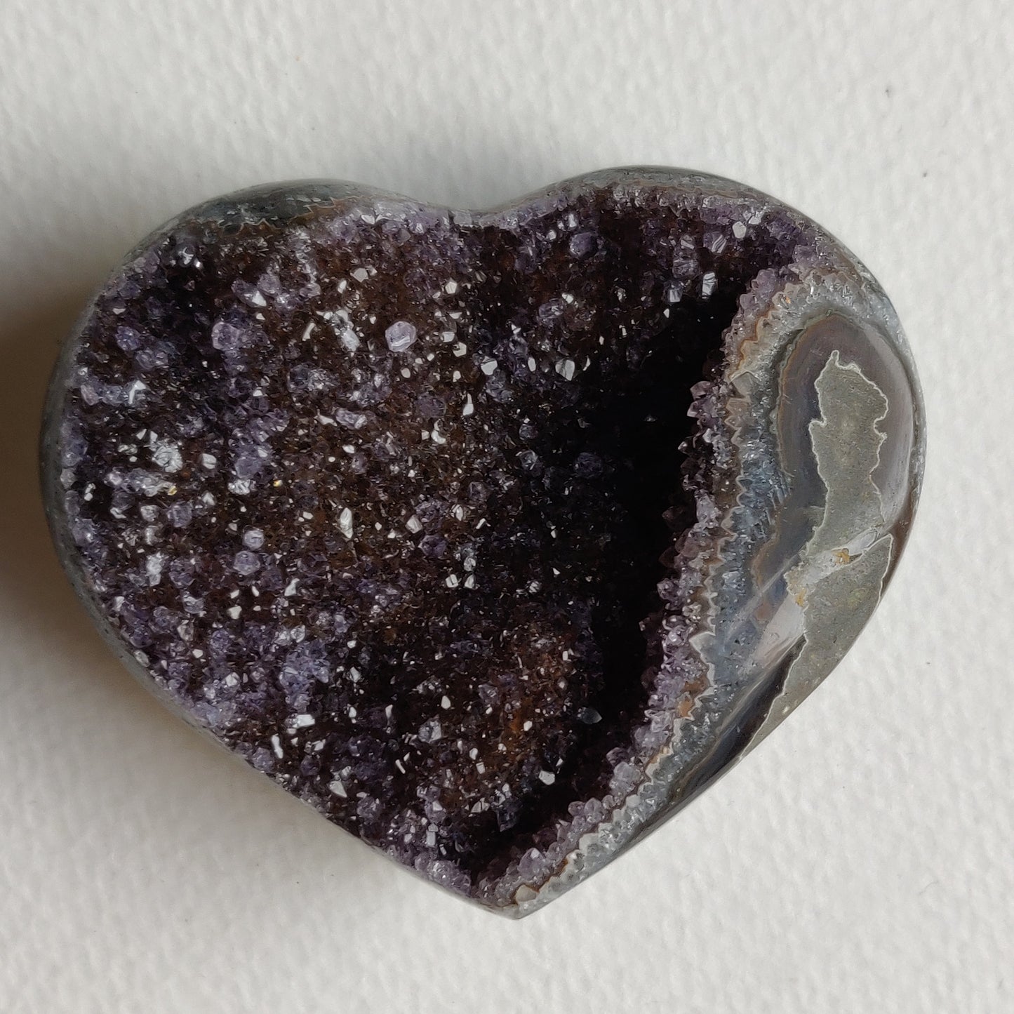 Amethyst Geode Heart (#G5) - Simply Affinity