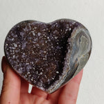 Amethyst Geode Heart (#G5) - Simply Affinity