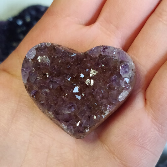 Amethyst Geode Heart (#G3) - Simply Affinity
