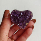 Amethyst Geode Heart (#G2) - Simply Affinity