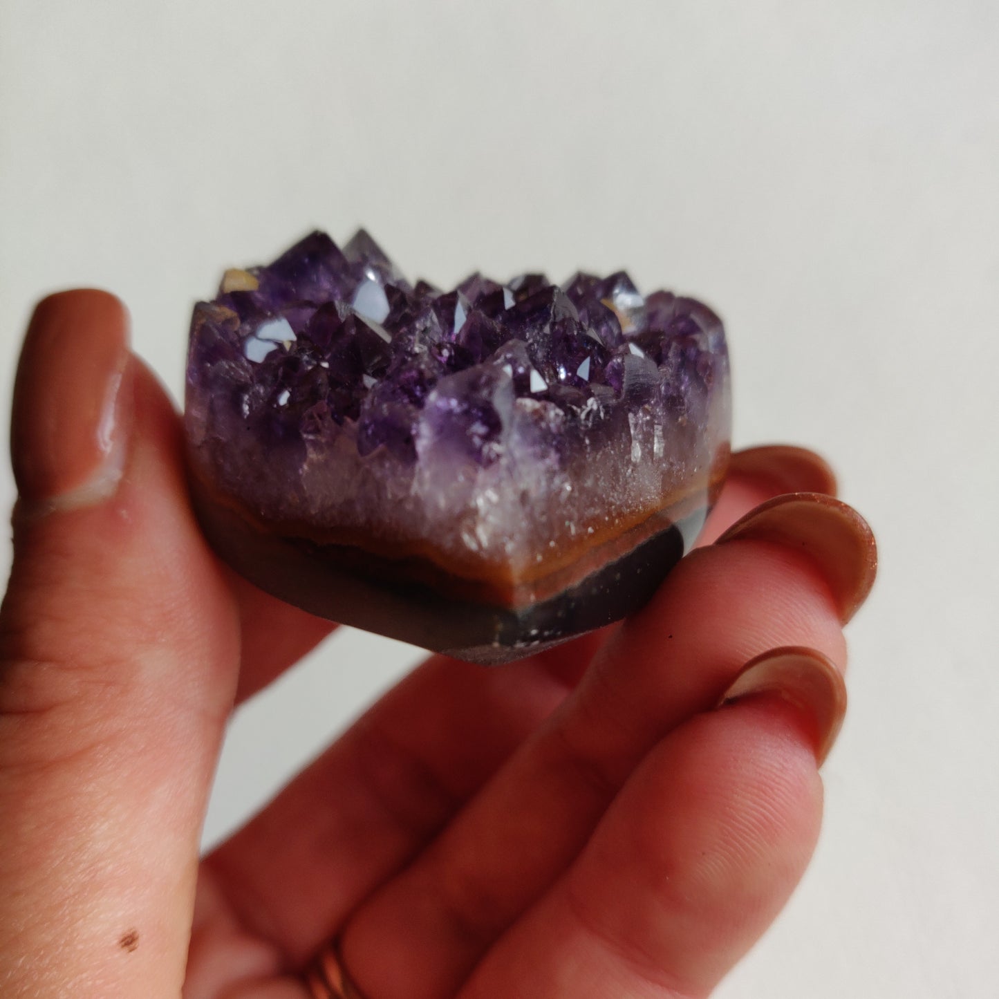 Amethyst Geode Heart (#G2) - Simply Affinity