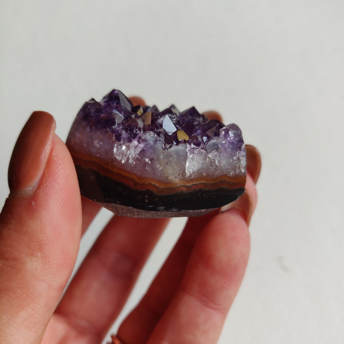Amethyst Geode Heart (#G2) - Simply Affinity
