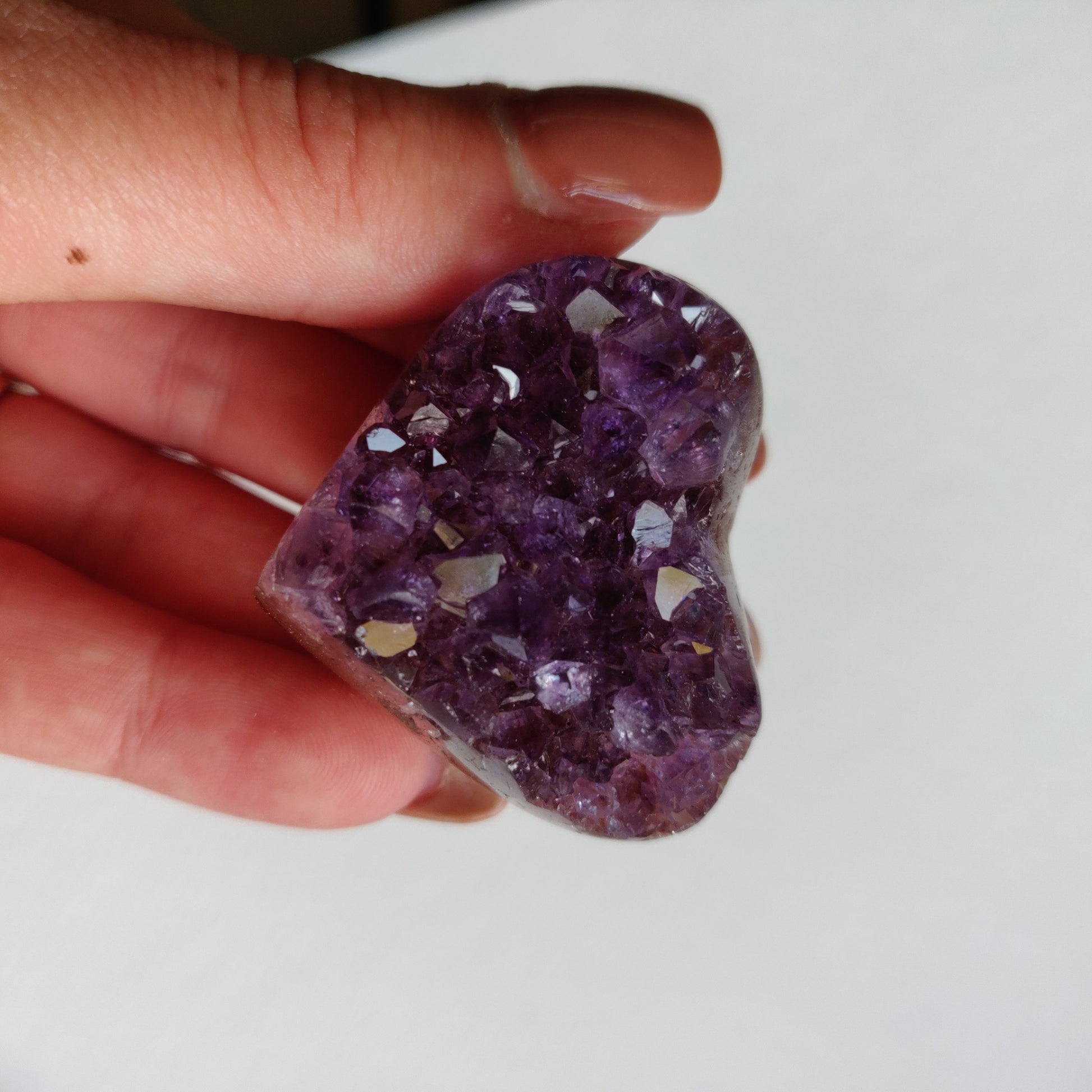 Amethyst Geode Heart (#G2) - Simply Affinity