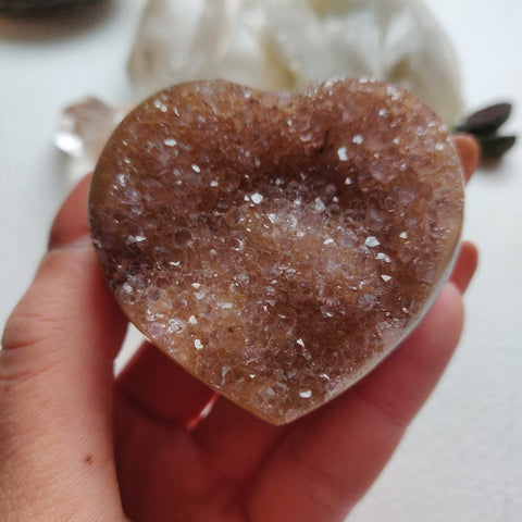 Amethyst Geode Heart (#G11) - Simply Affinity