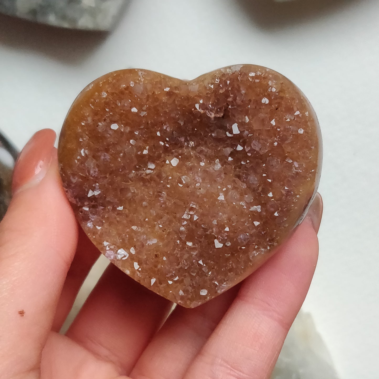 Amethyst Geode Heart (#G11) - Simply Affinity