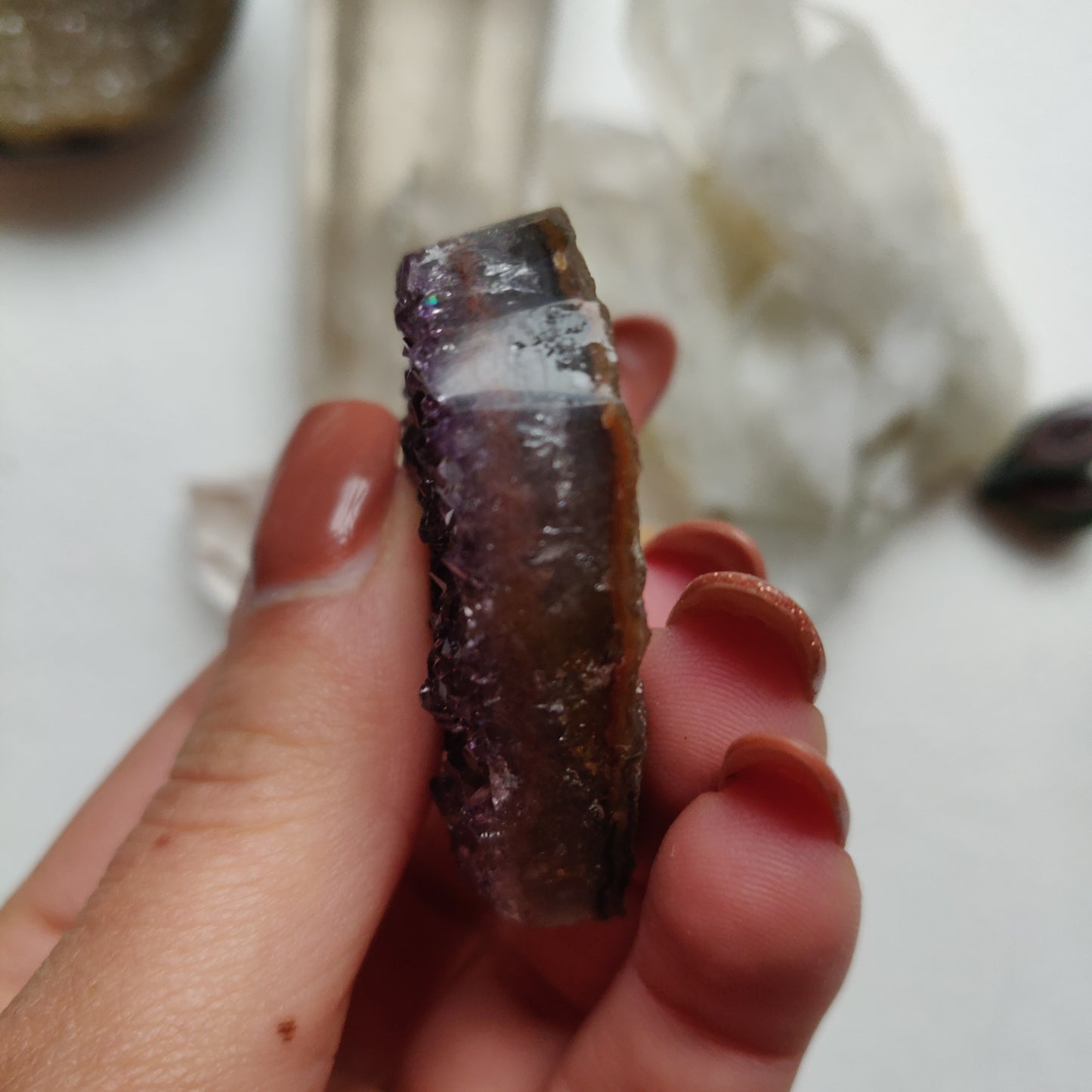 Amethyst Geode Heart (#G12) - Simply Affinity