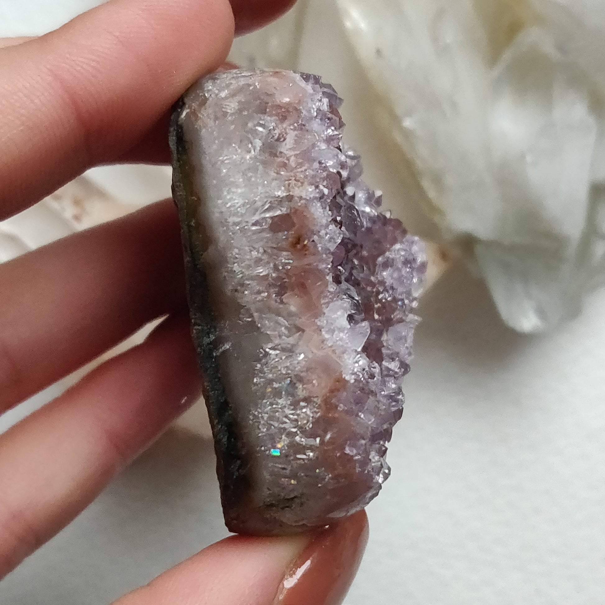 Amethyst Geode Heart (#G13) - Simply Affinity