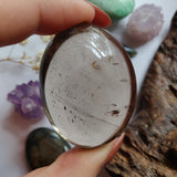 Smoky Quartz Palm Stone (#2)