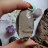 Smoky Quartz Palm Stone (#2)