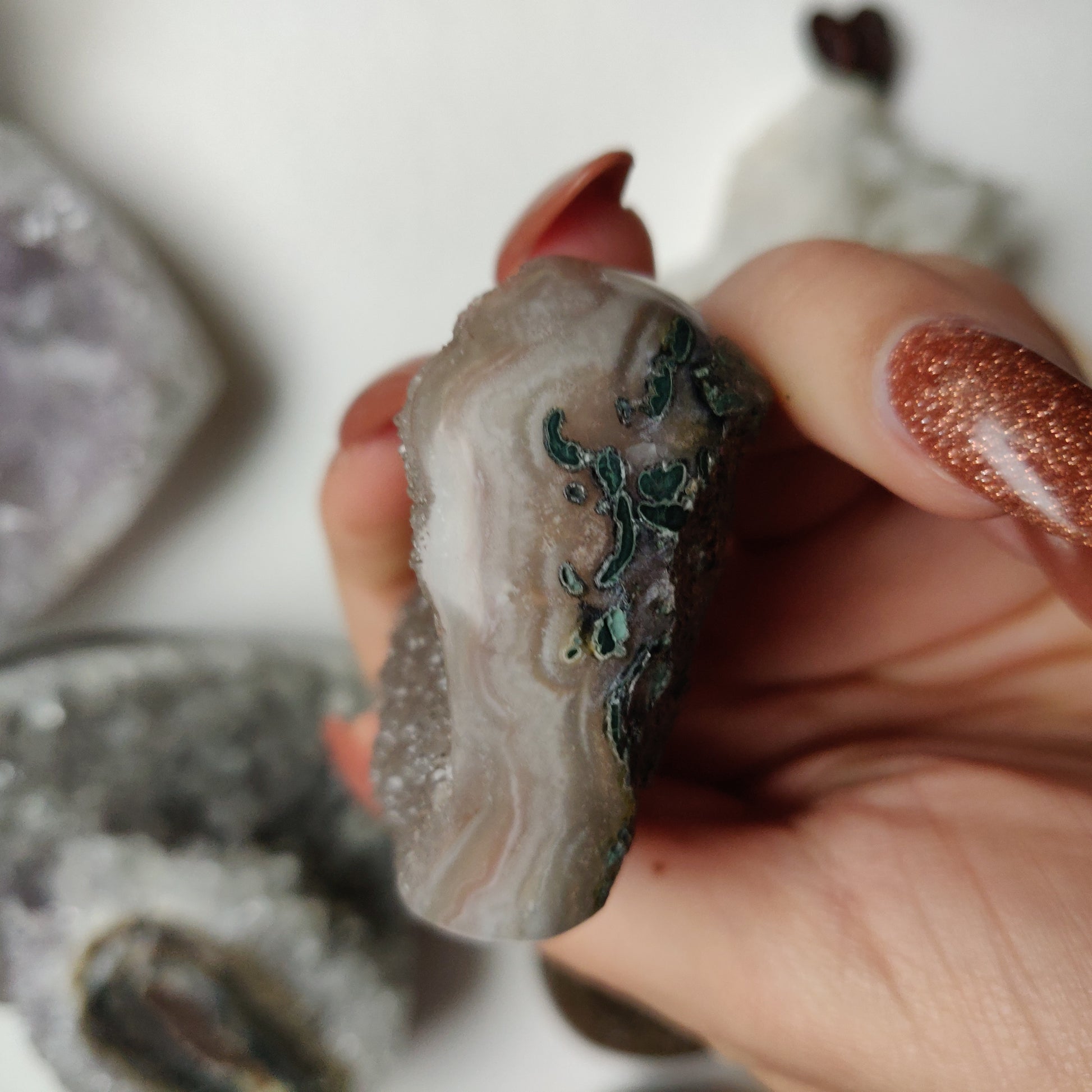 Amethyst Geode Heart (#G16) - Simply Affinity