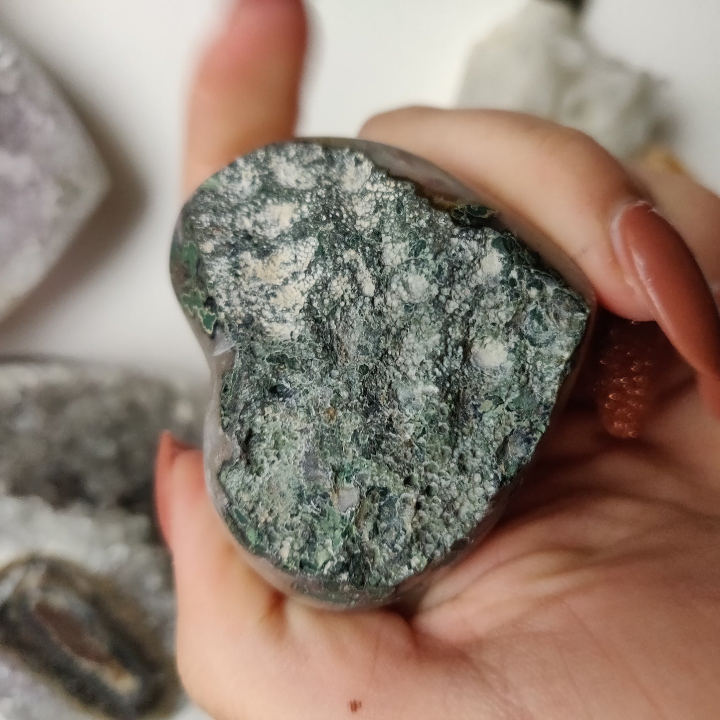 Amethyst Geode Heart (#G16) - Simply Affinity