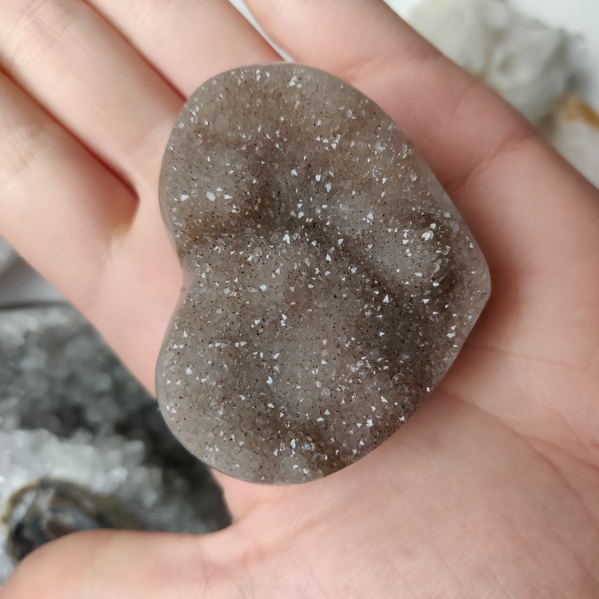 Amethyst Geode Heart (#G16) - Simply Affinity