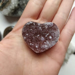 Amethyst Geode Heart (#G18) - Simply Affinity