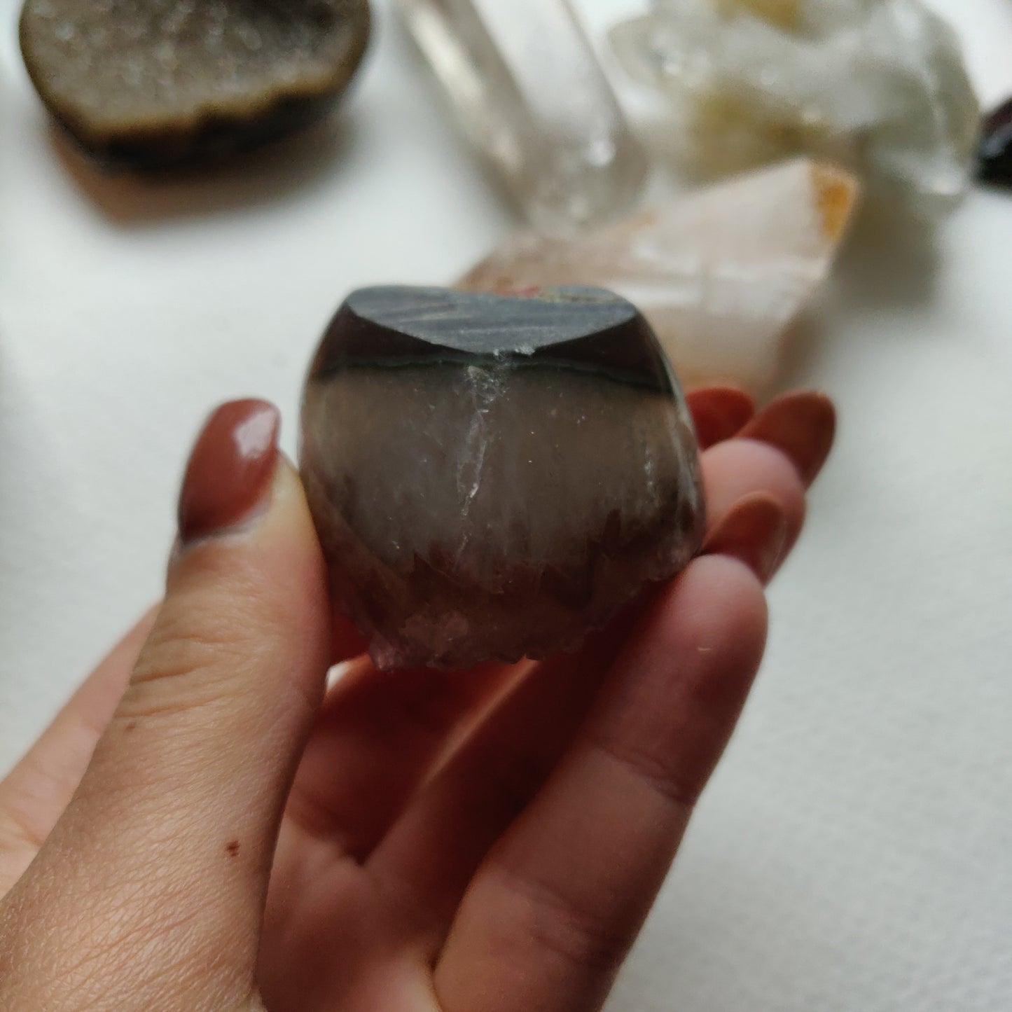 Amethyst Geode Heart (#G19) - Simply Affinity