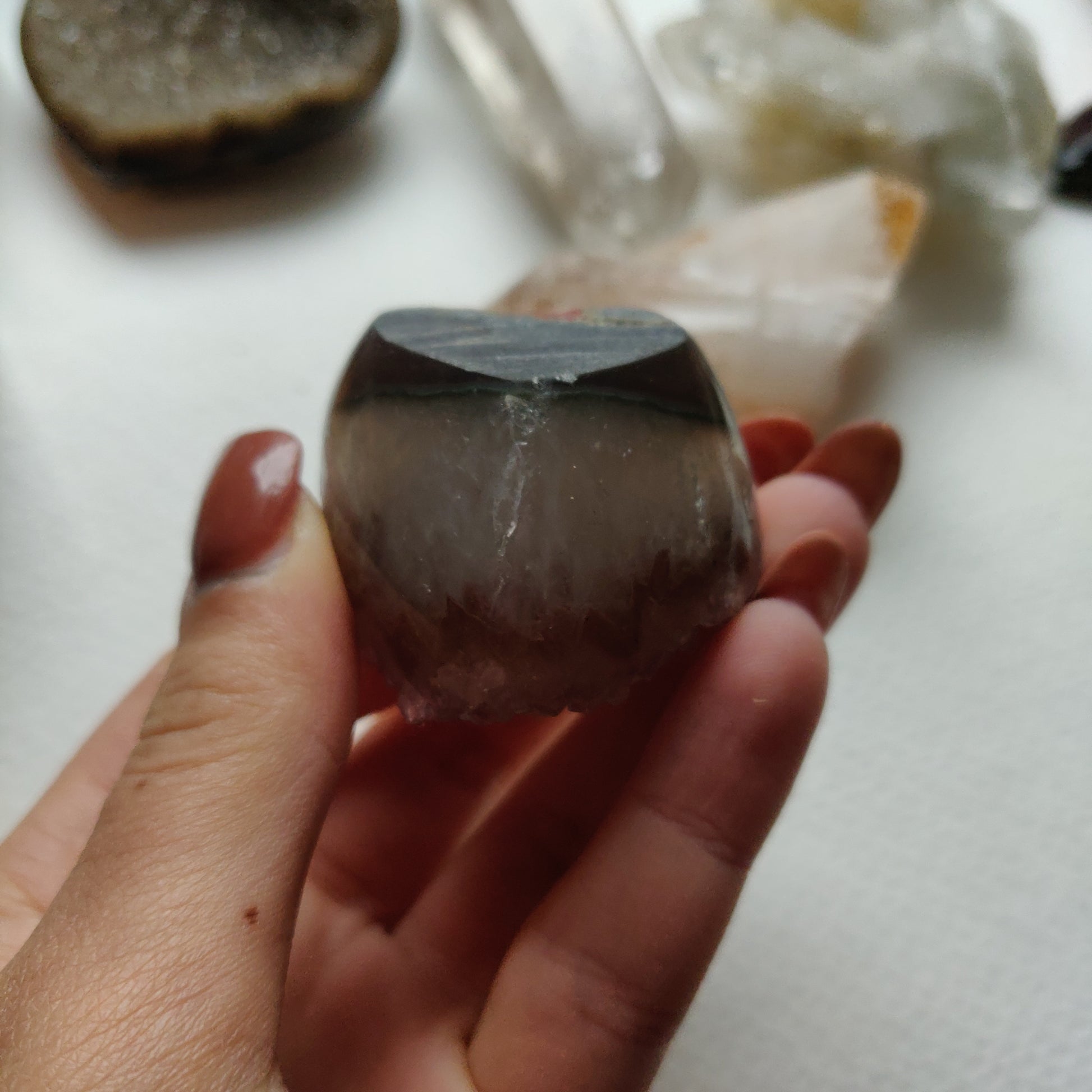 Amethyst Geode Heart (#G19) - Simply Affinity