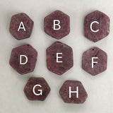 Hexagonal Ruby (pick your favorite)