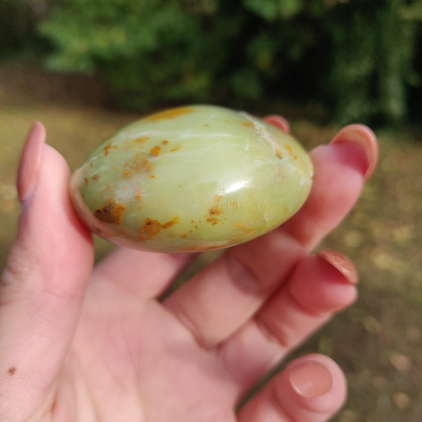 Green Opal Palm Stone (#2)