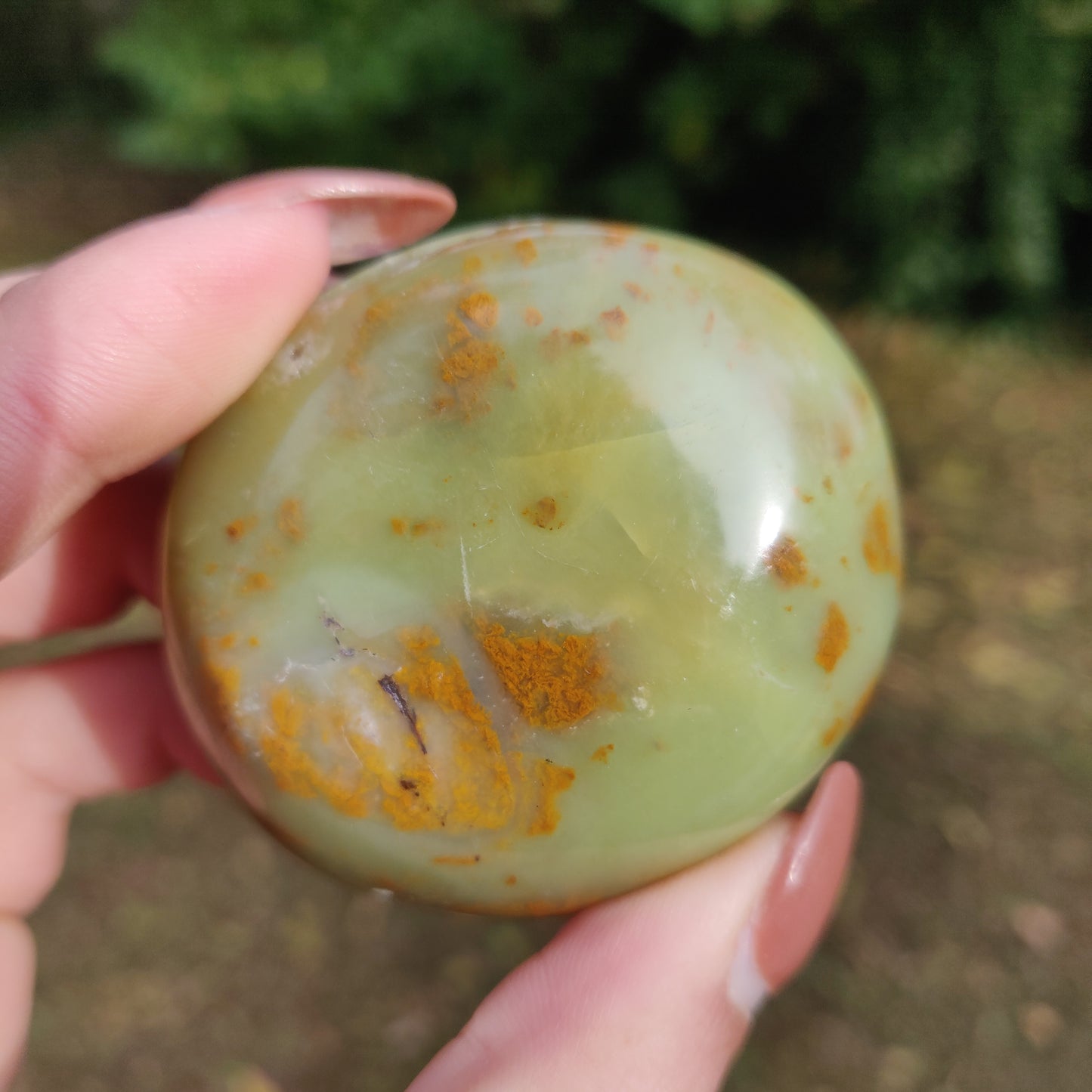 Green Opal Palm Stone (#2)