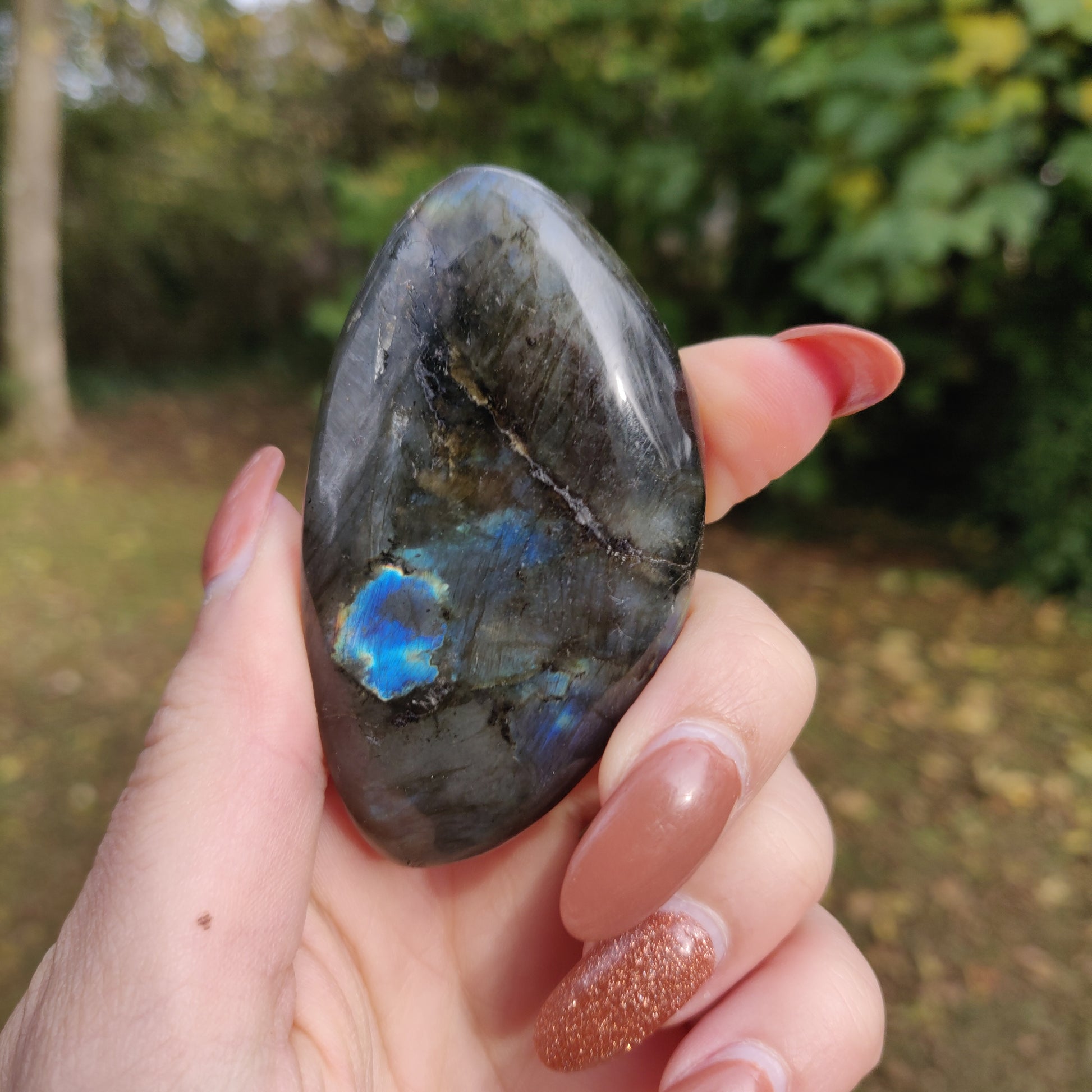 Labradorite Palm Stone (#22N) - Simply Affinity