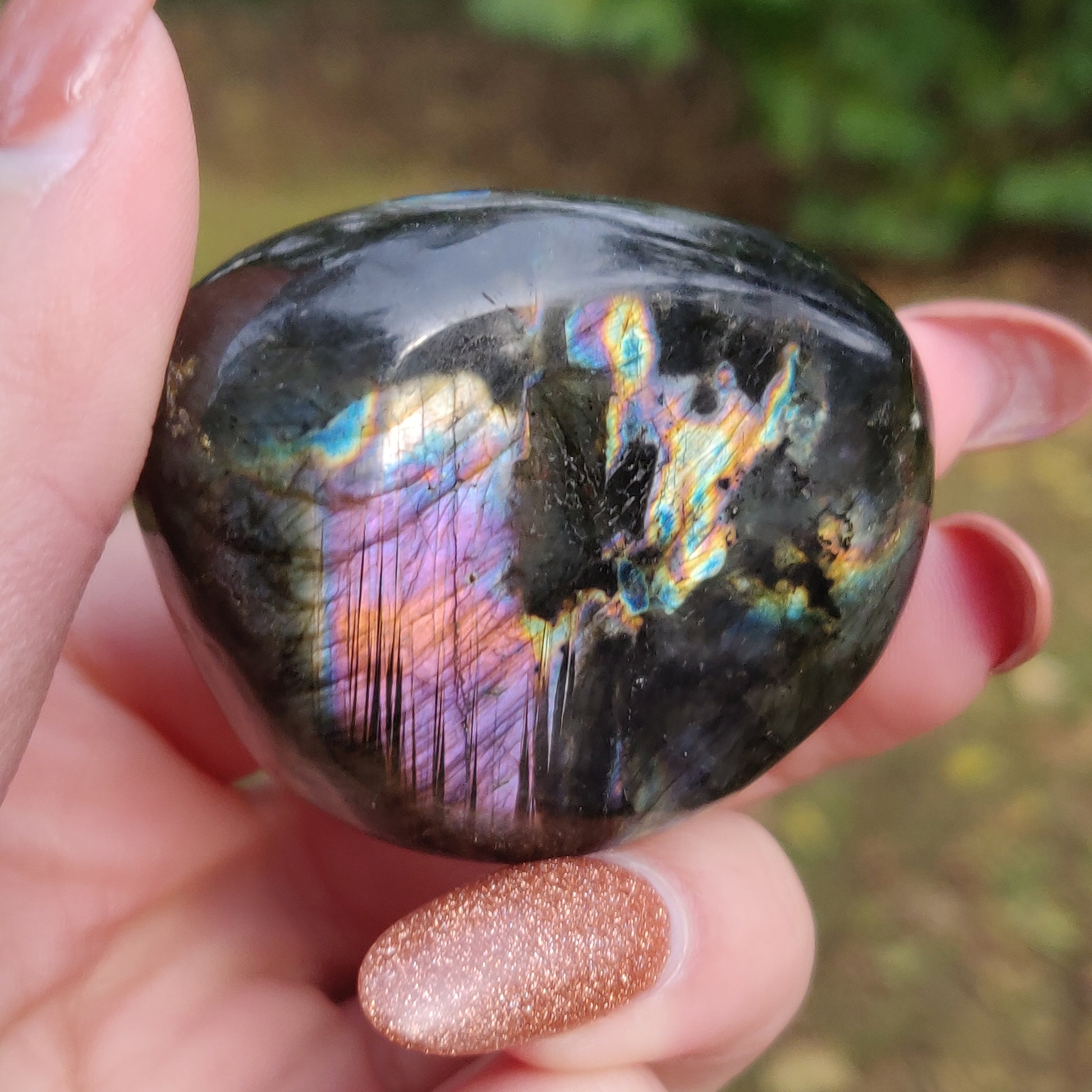 Labradorite Palm Stone (#47N) - Simply Affinity